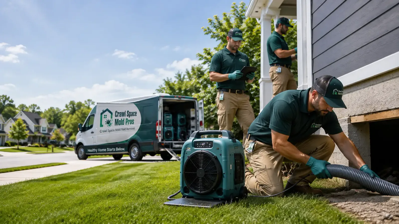 Crawl Space Mold Removal in Lemoore, CA